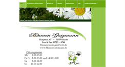 Desktop Screenshot of blumengutzmann.de